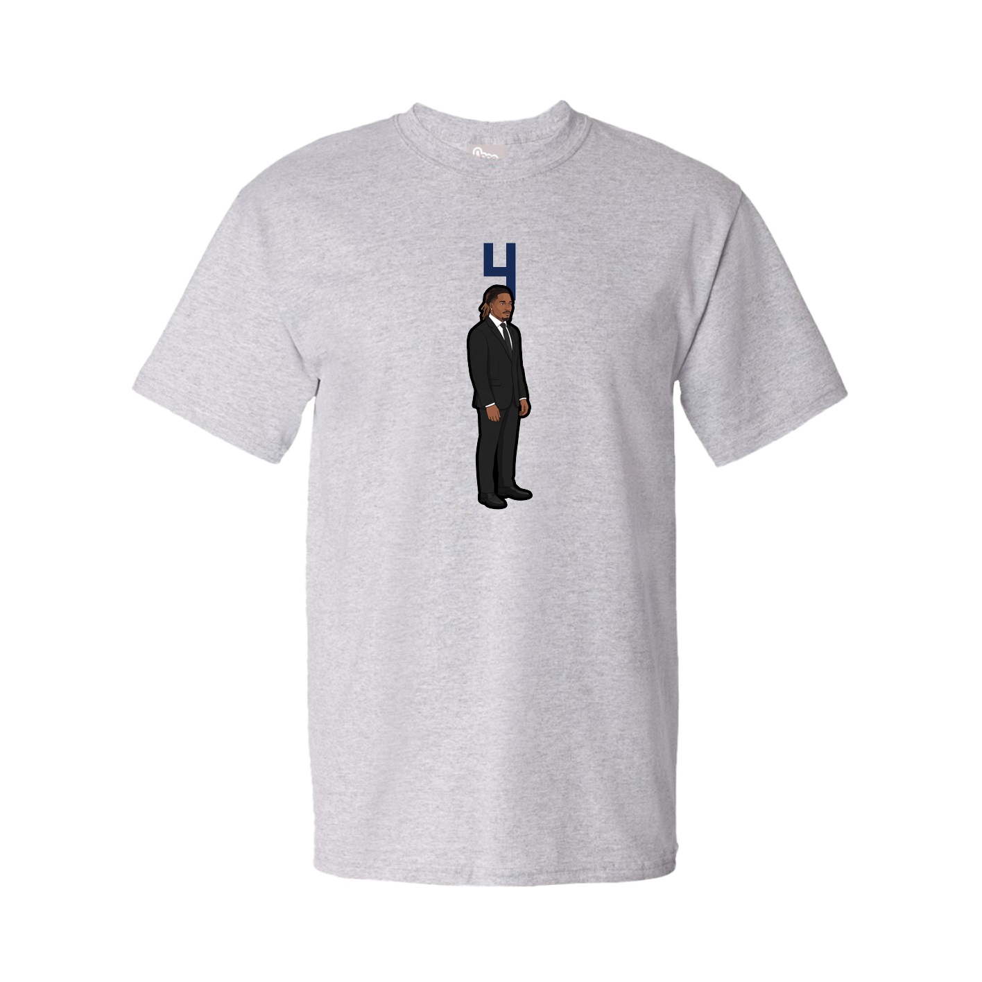 Tee — Number Top in Grey