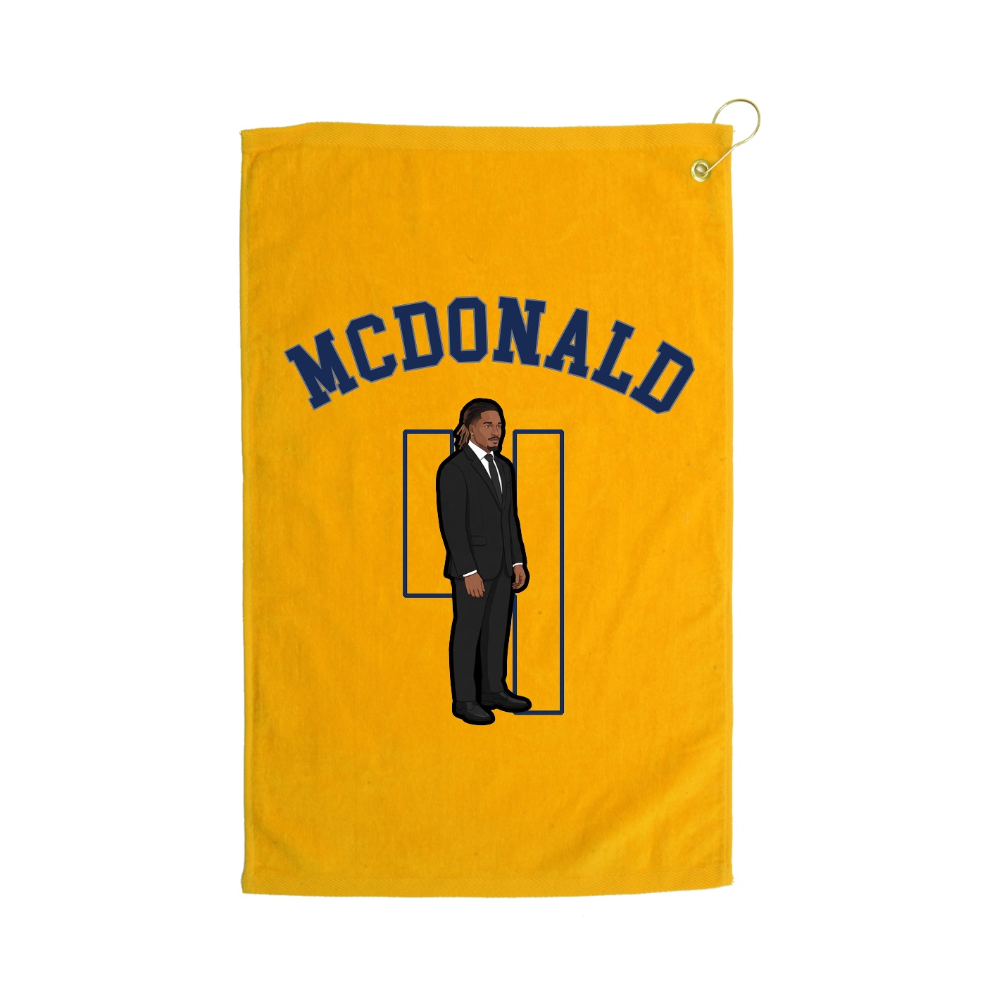 Golf Towel — Shirsey Arch in Gold