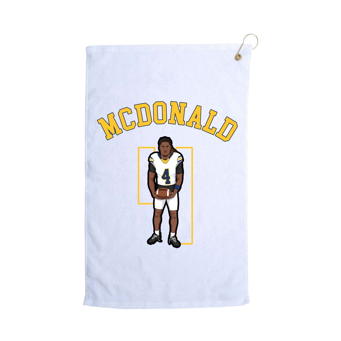 Golf Towel — Shirsey Arch in White