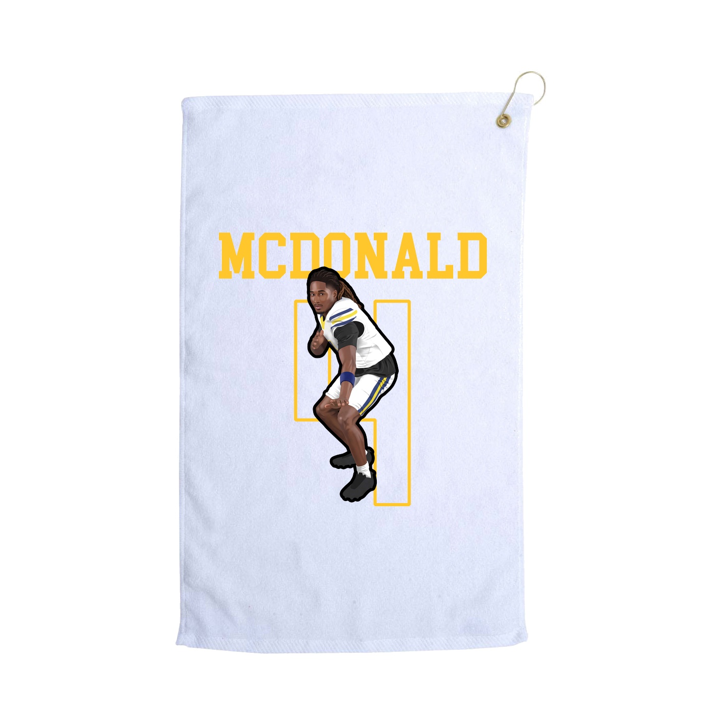 Golf Towel — Shirsey in White