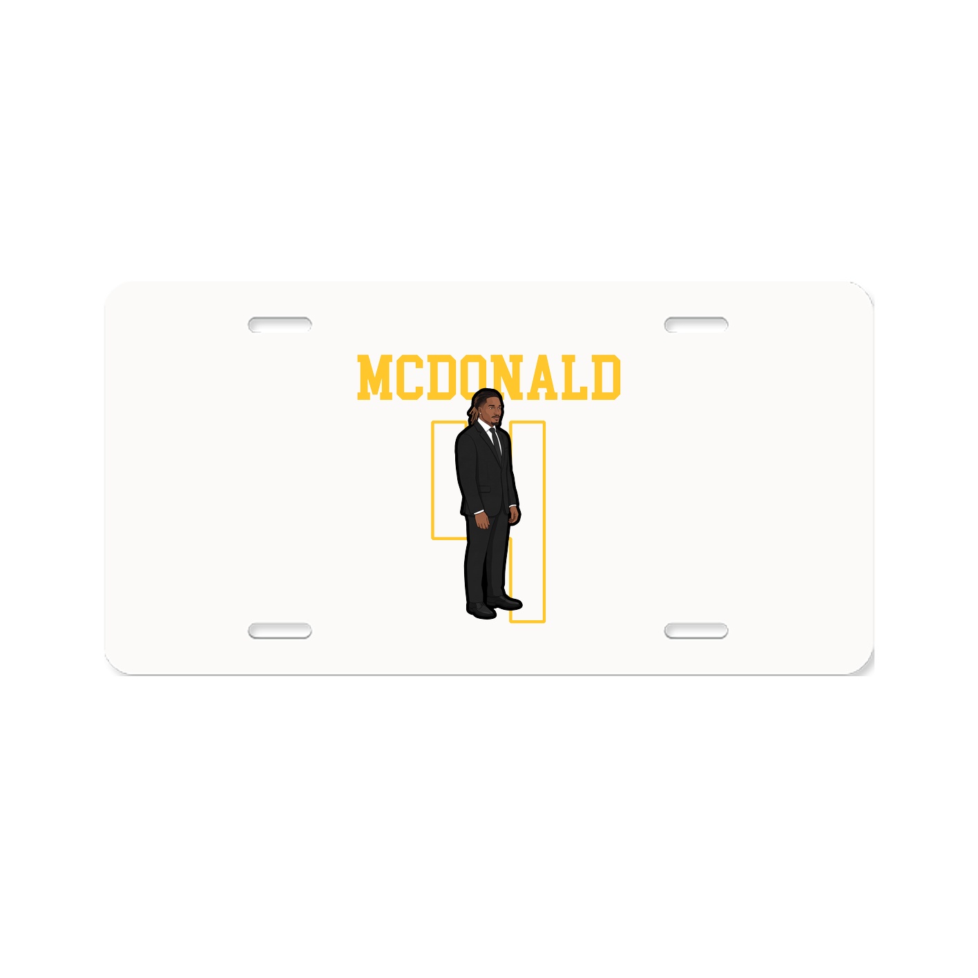 License Plate — Shirsey in Classic