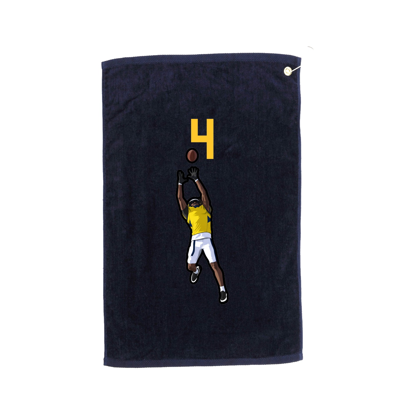 Golf Towel — Number Top in Navy