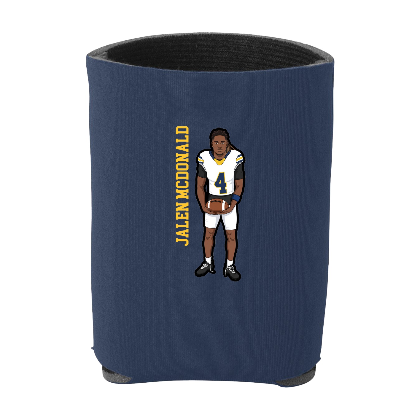 Can Holder — Name Vertical in Navy