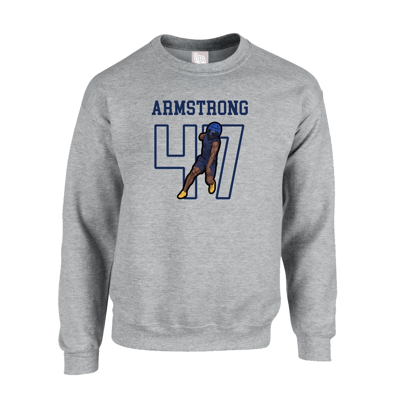 Fleece Crew — Shirsey in Grey