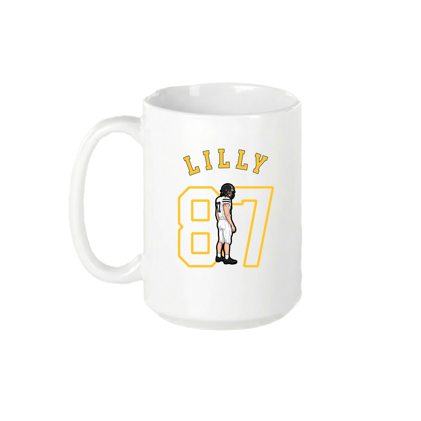 15oz Coffee Mug — Shirsey Arch in White