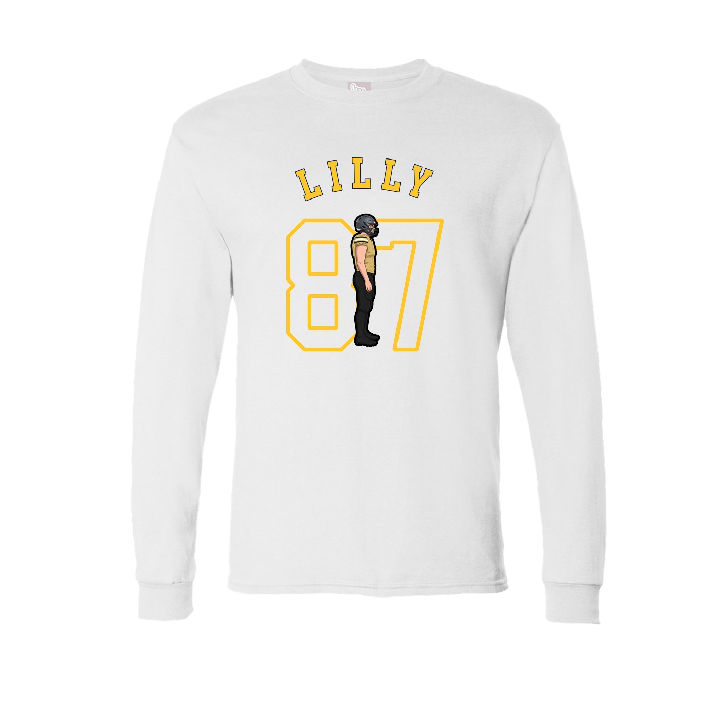 Long Sleeve Tee — Shirsey Arch in White
