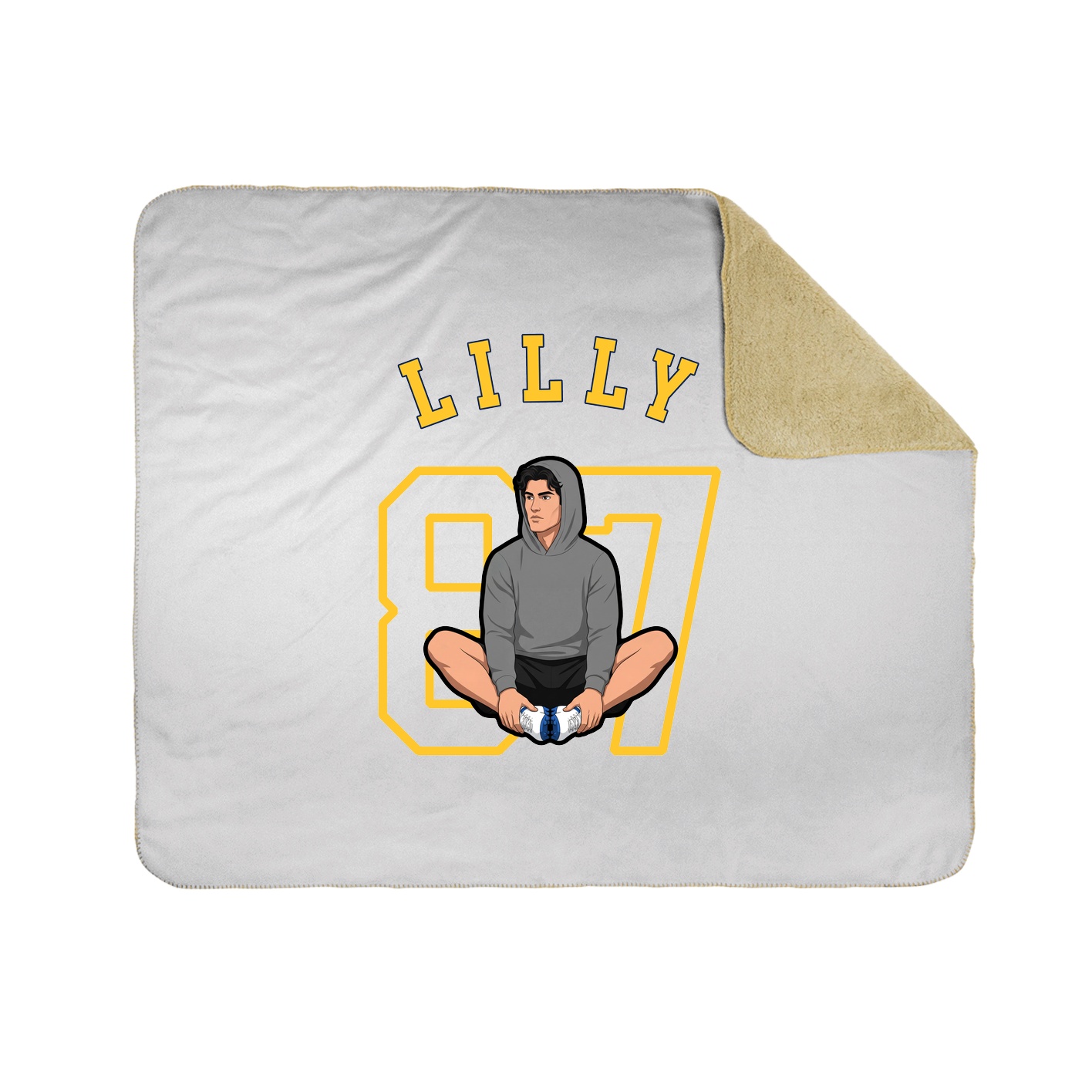 Throw Blanket — Shirsey Arch in White