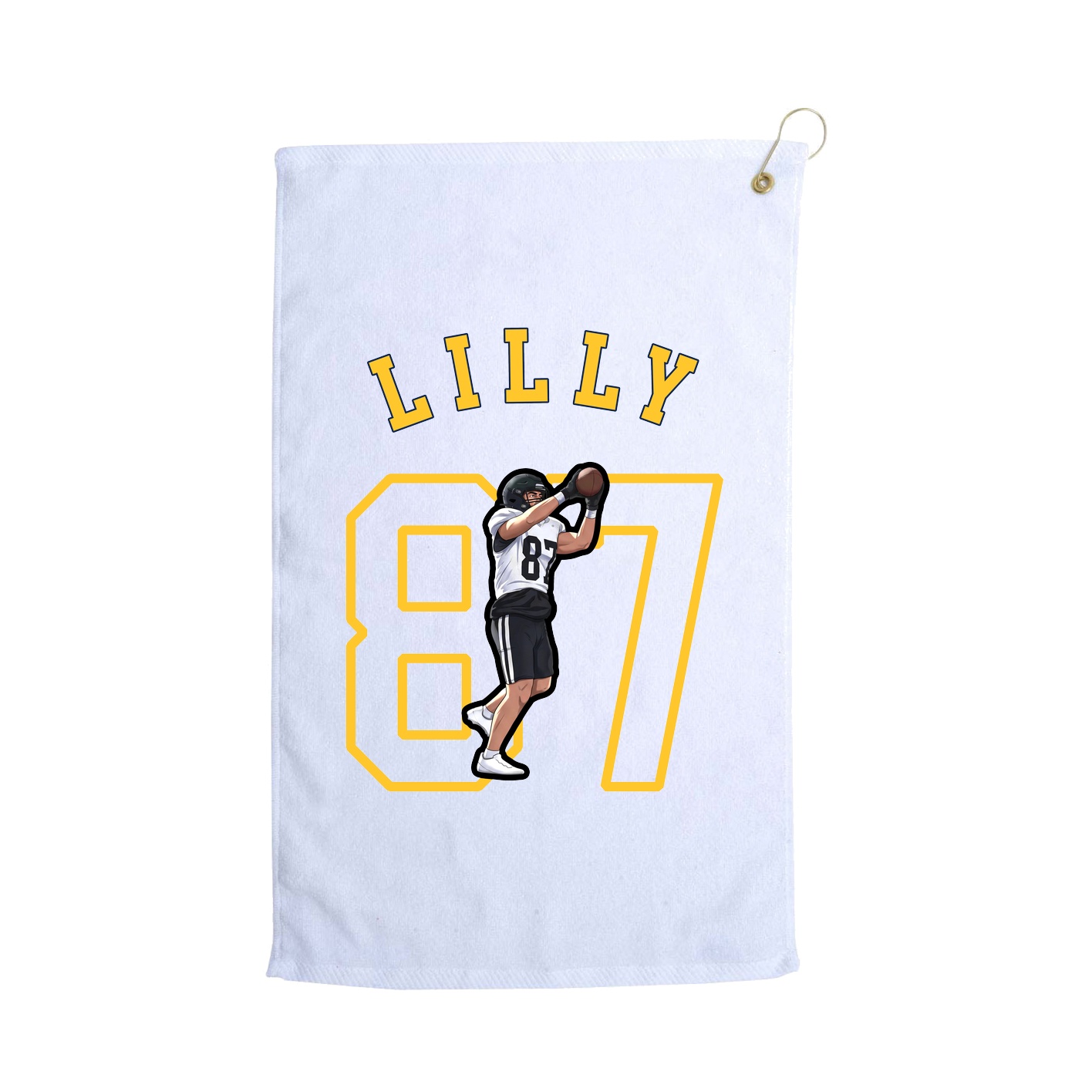 Golf Towel — Shirsey Arch in White