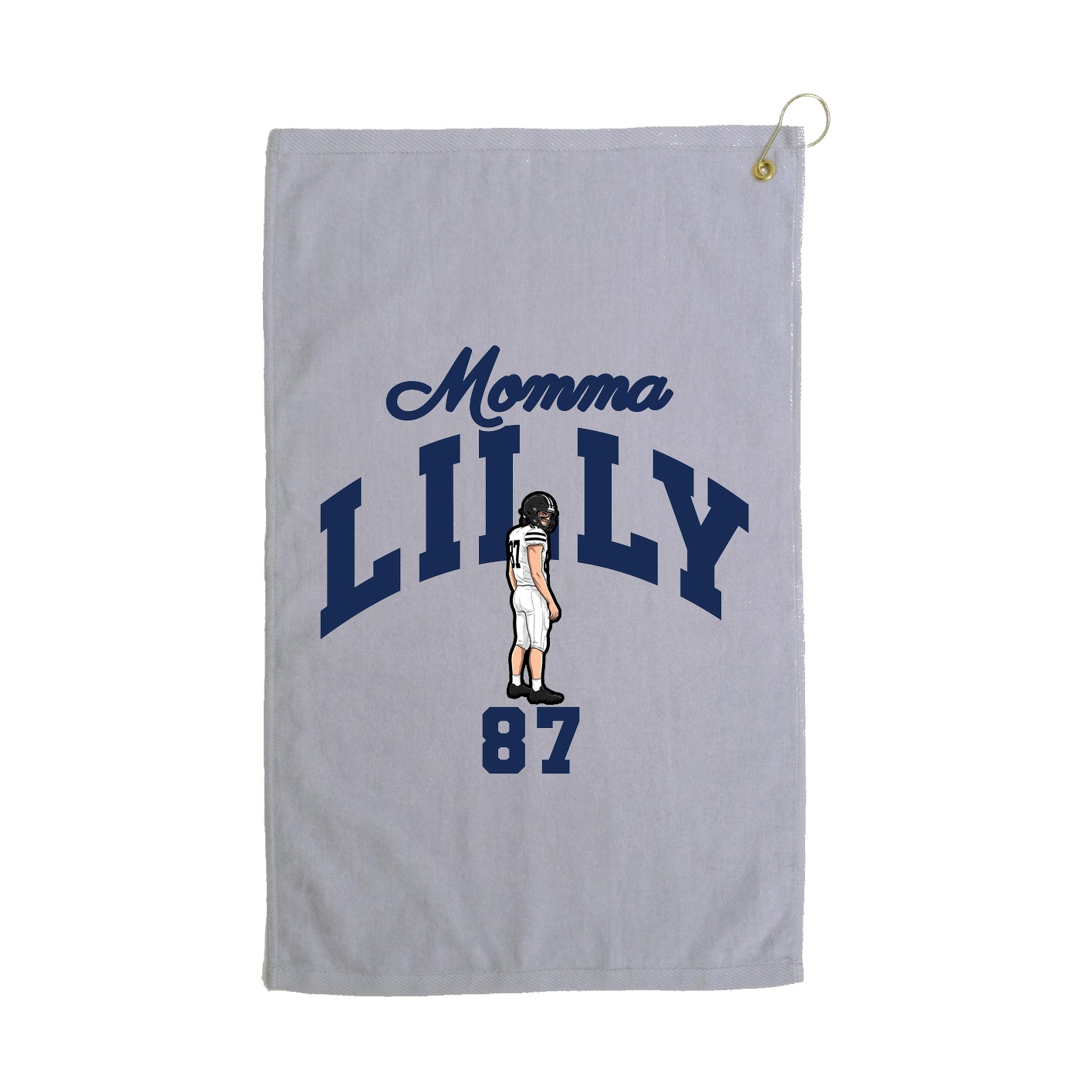 Golf Towel — Mothers Day Arch in Grey