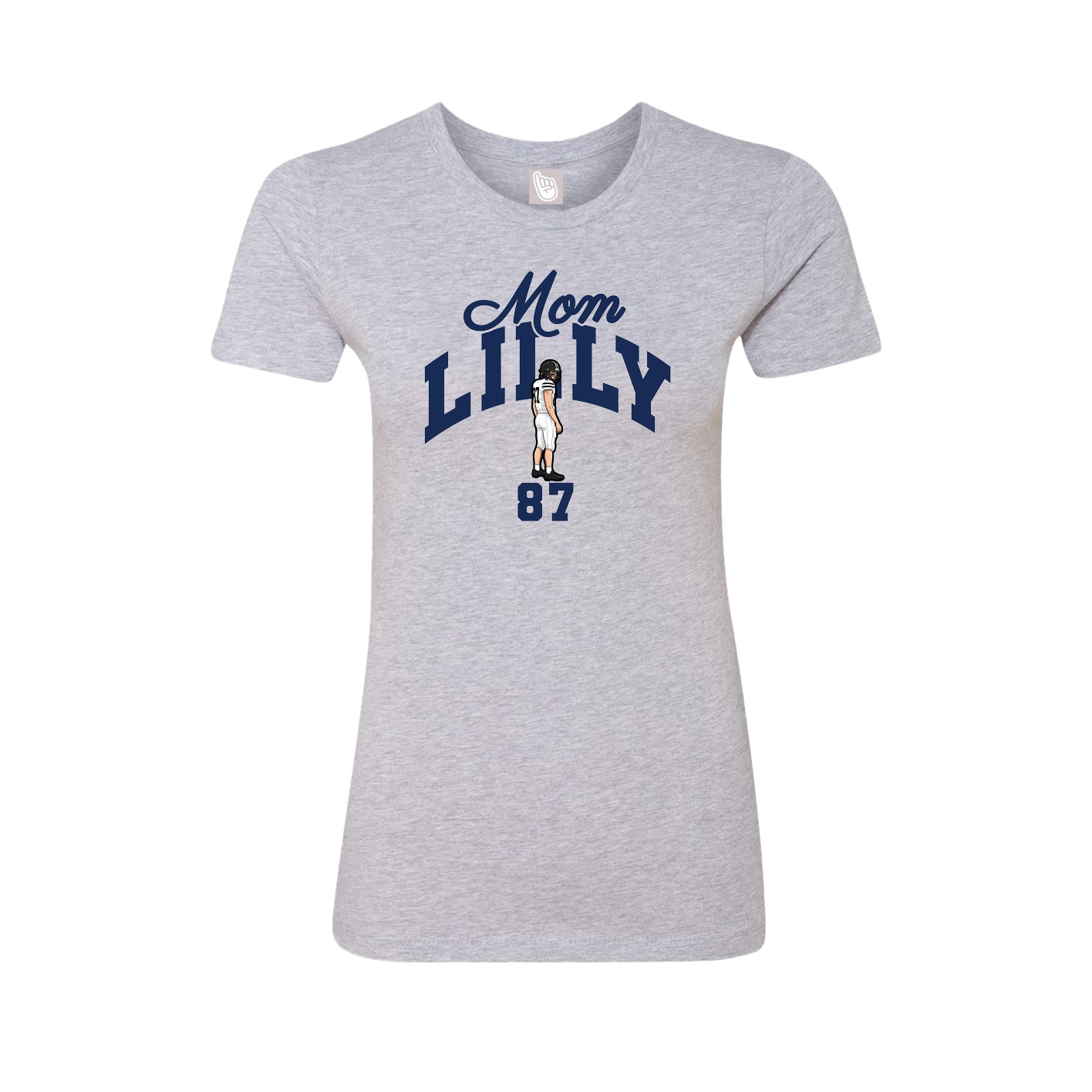 Womens Tee — Mothers Day Arch in Grey