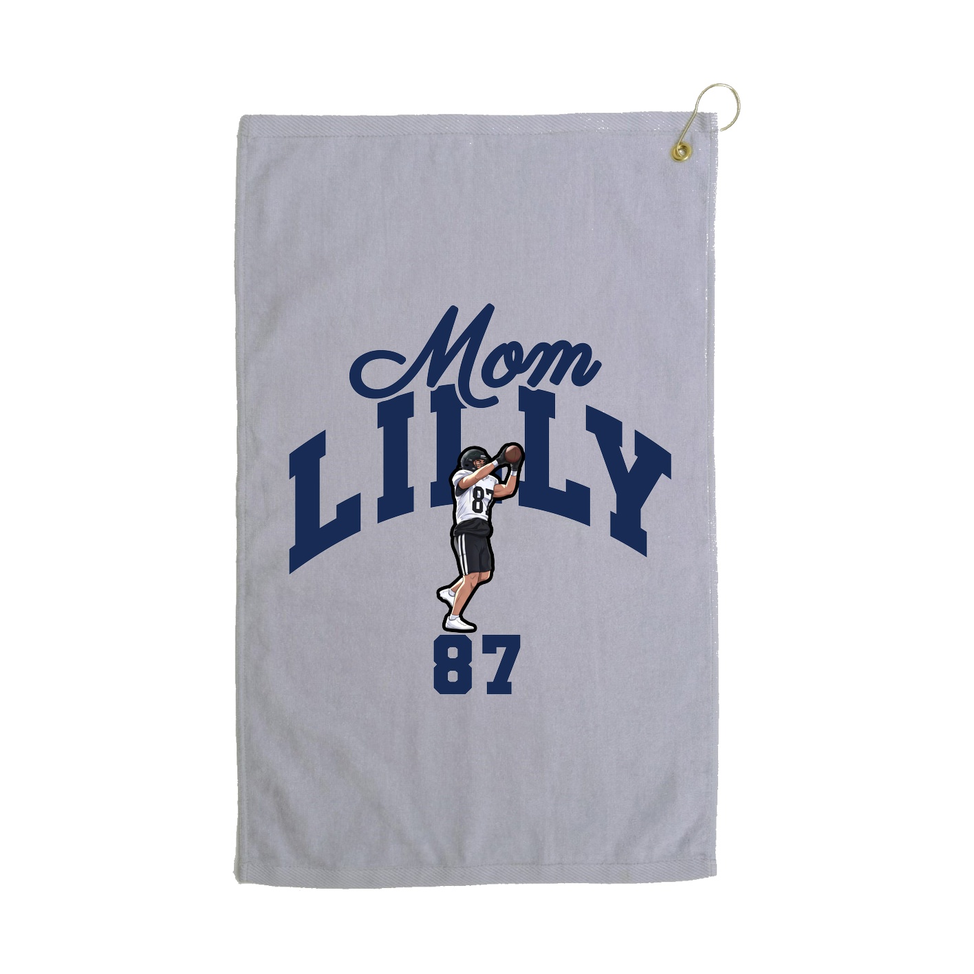 Golf Towel — Mothers Day Arch in Grey