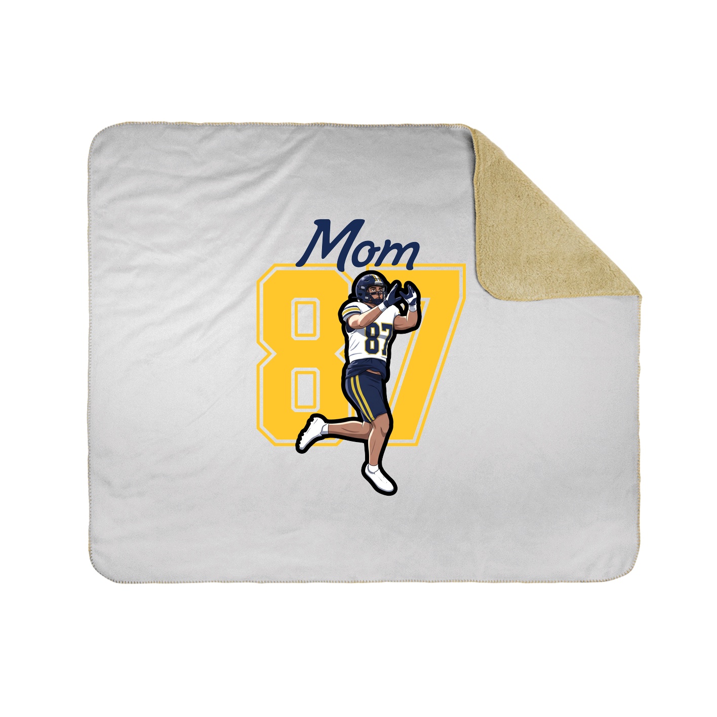 Throw Blanket — Mothers Day Shirsey in White