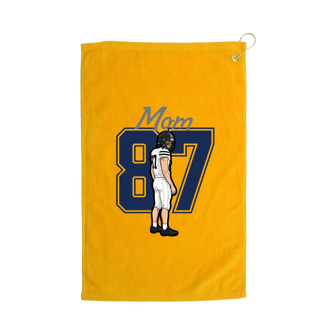 Golf Towel — Mothers Day Shirsey in Gold