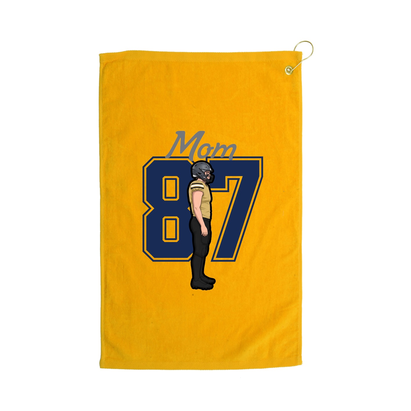 Golf Towel — Mothers Day Shirsey in Gold