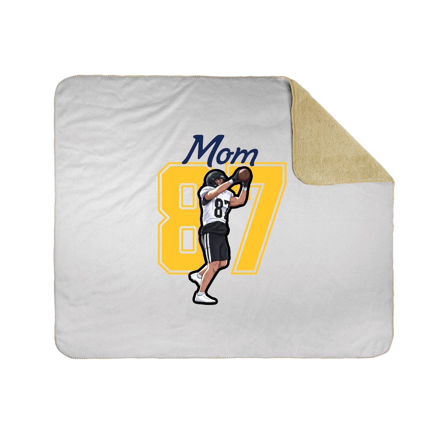 Throw Blanket — Mothers Day Shirsey in White