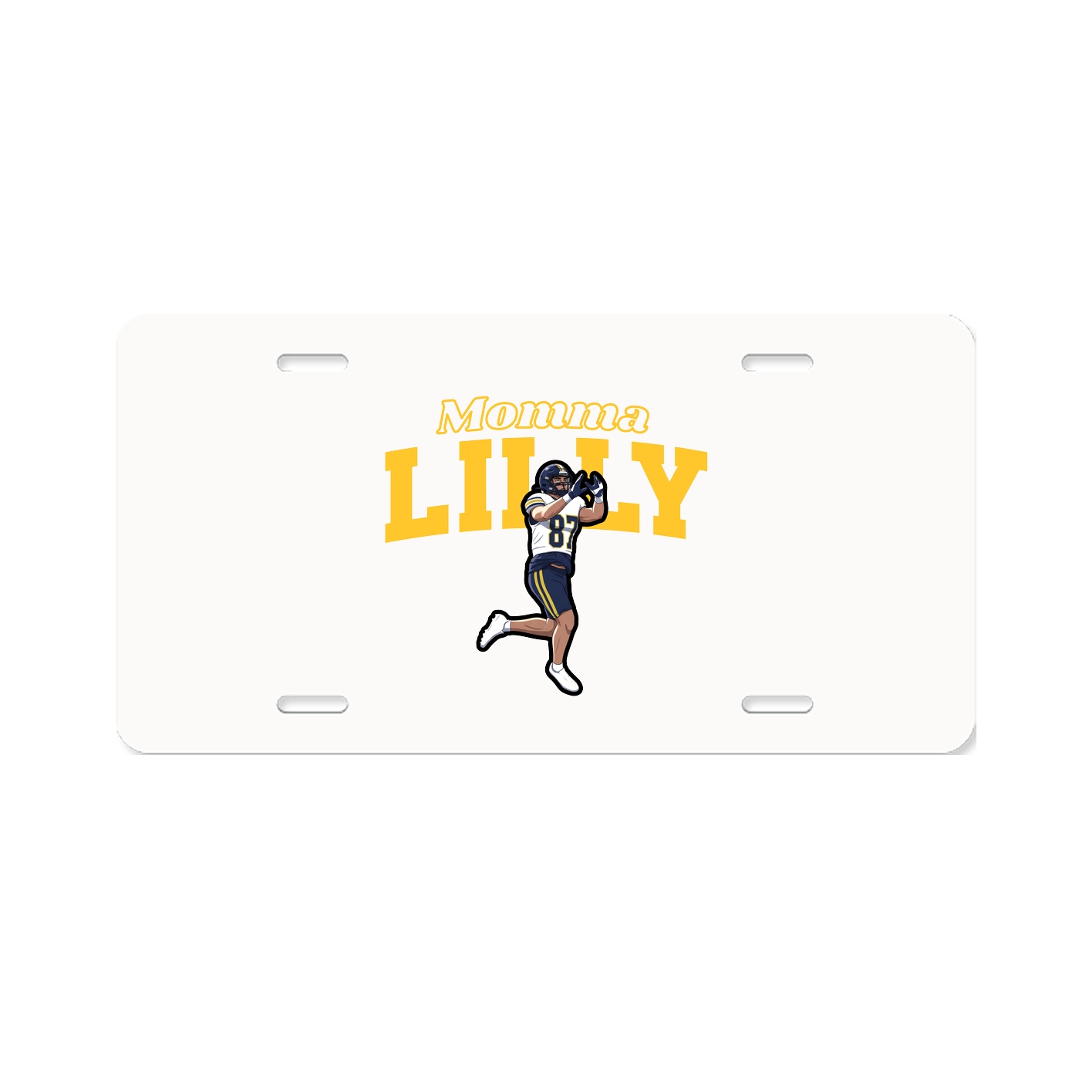 License Plate — Mothers Day Block in Classic