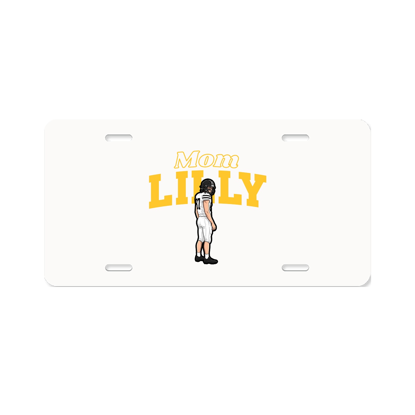 License Plate — Mothers Day Block in Classic