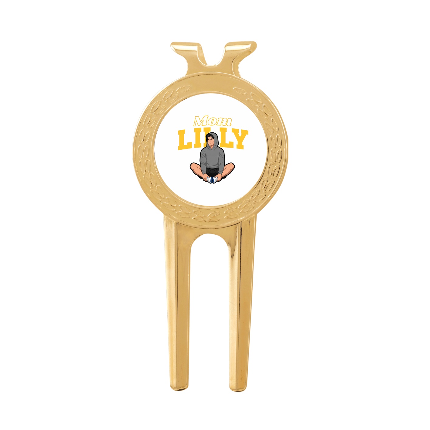 Divot Tool with Ball Marker — Mothers Day Block in Classic
