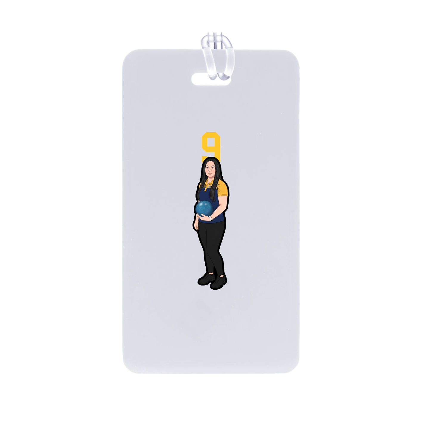 Bag Tag — Number Top in Classic