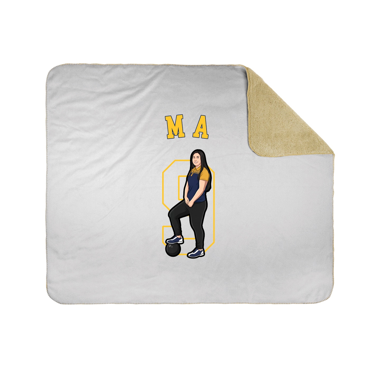 Throw Blanket — Shirsey Arch in White
