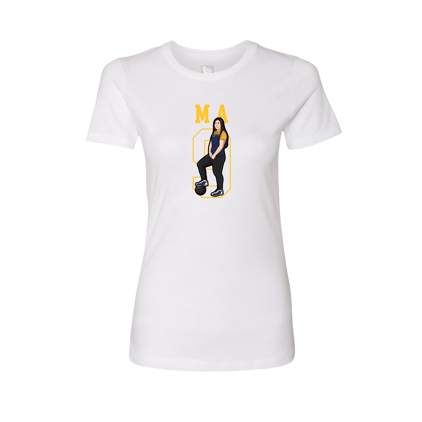 Fitted Women's Tee — Shirsey in White