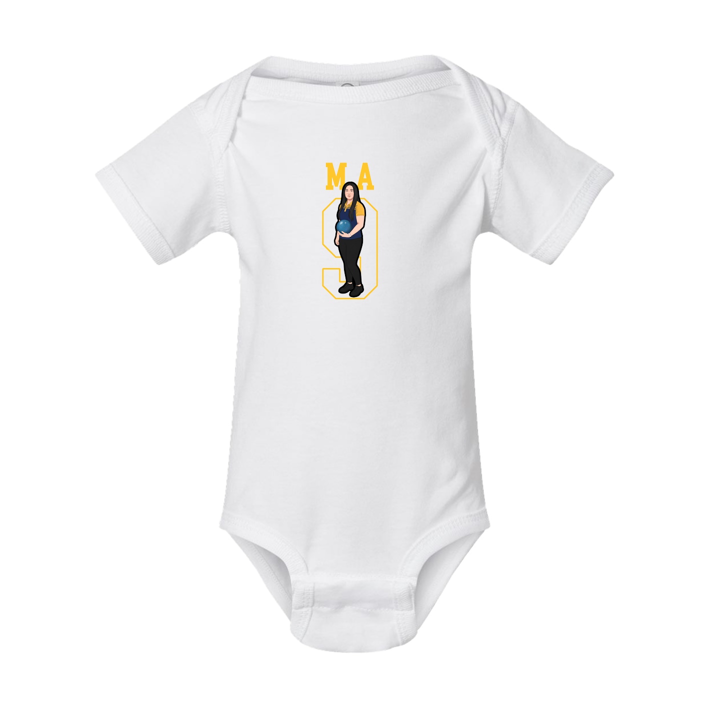 Baby Onesie — Shirsey in White