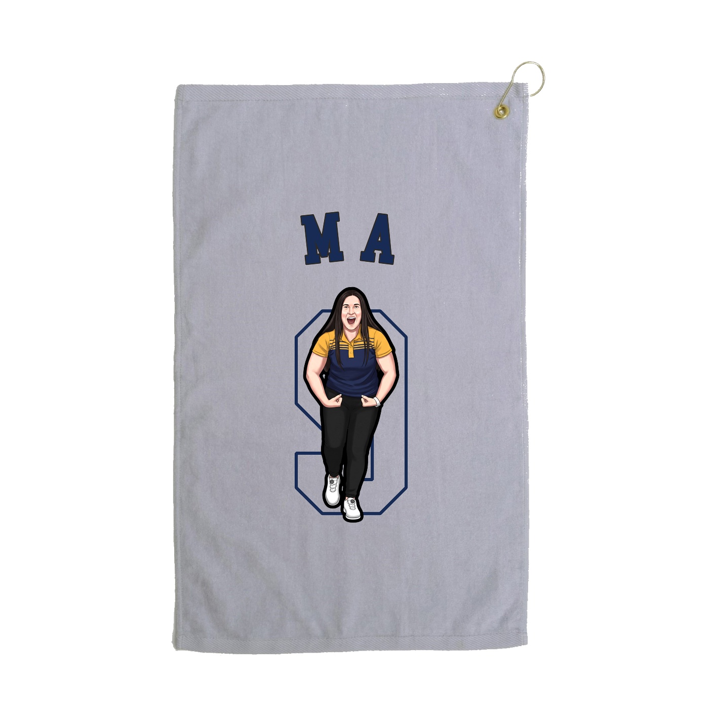 Golf Towel — Shirsey Arch in Grey