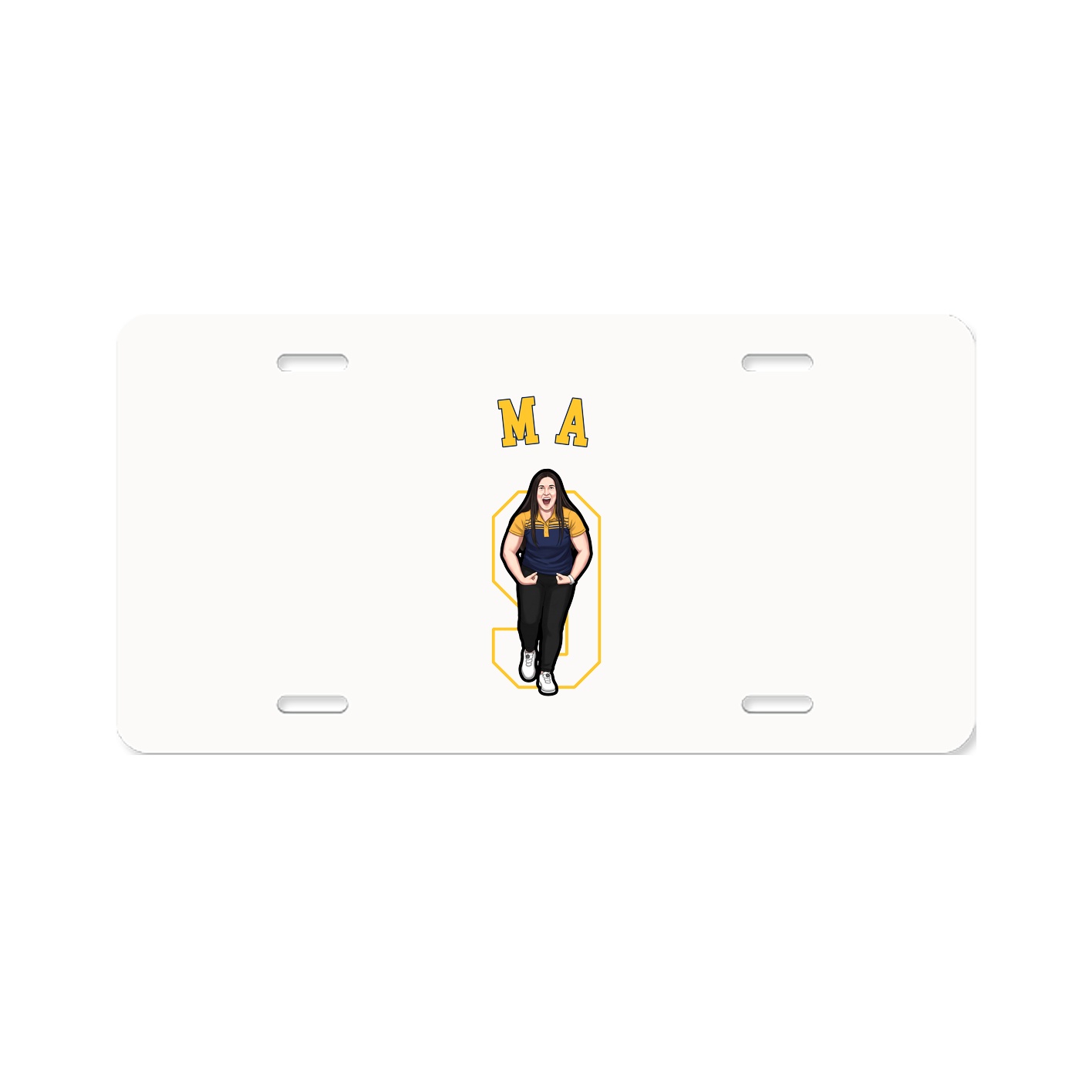 License Plate — Shirsey Arch in Classic