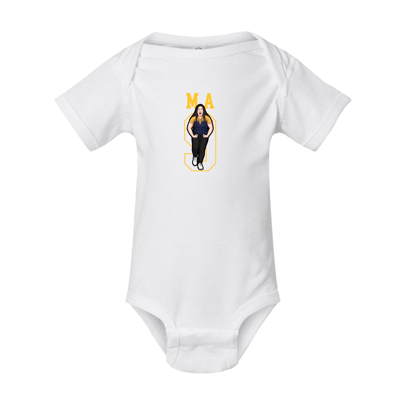 Baby Onesie — Shirsey in White