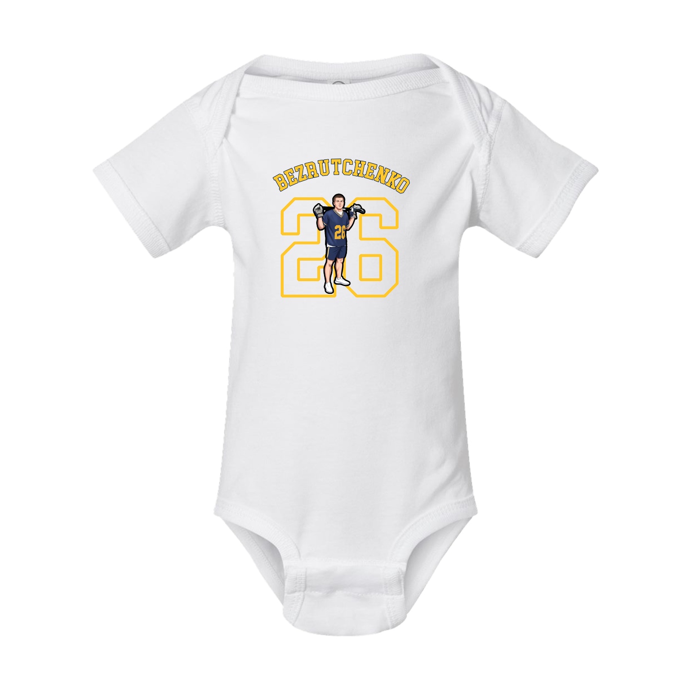 Baby Onesie — Shirsey Arch in White