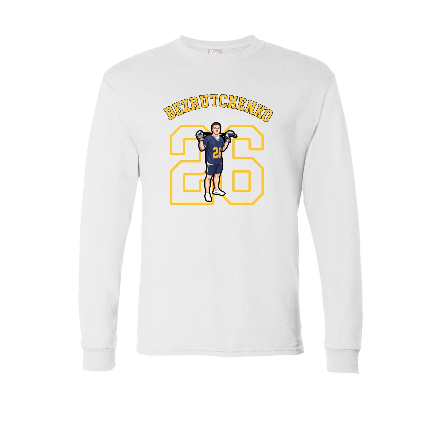 Long Sleeve Tee — Shirsey Arch in White