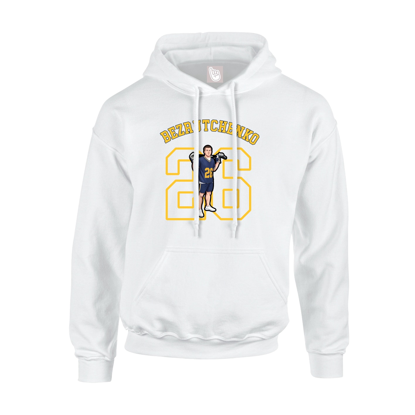 Hoodie — Shirsey Arch in White