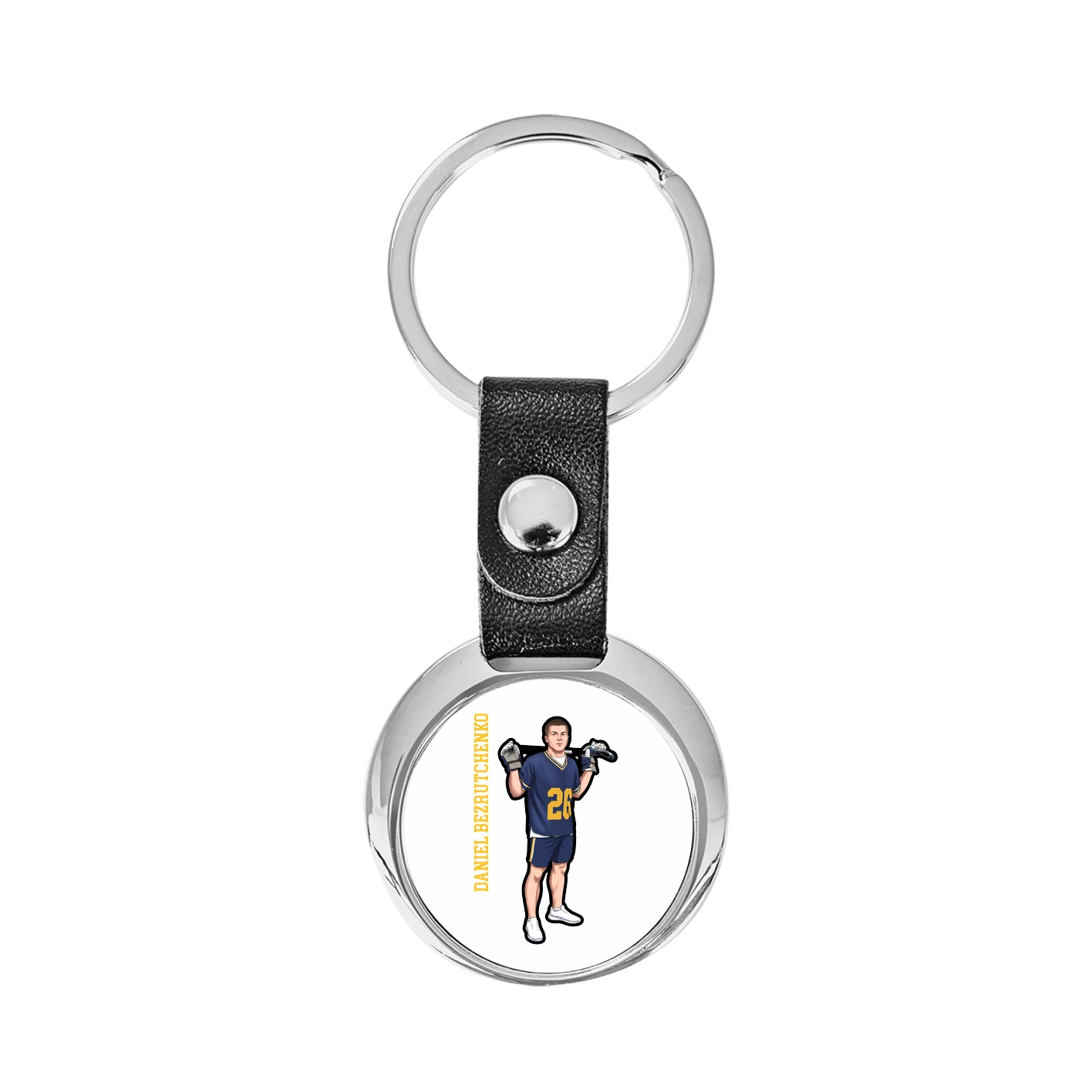 Key Chain — Name Vertical in Classic