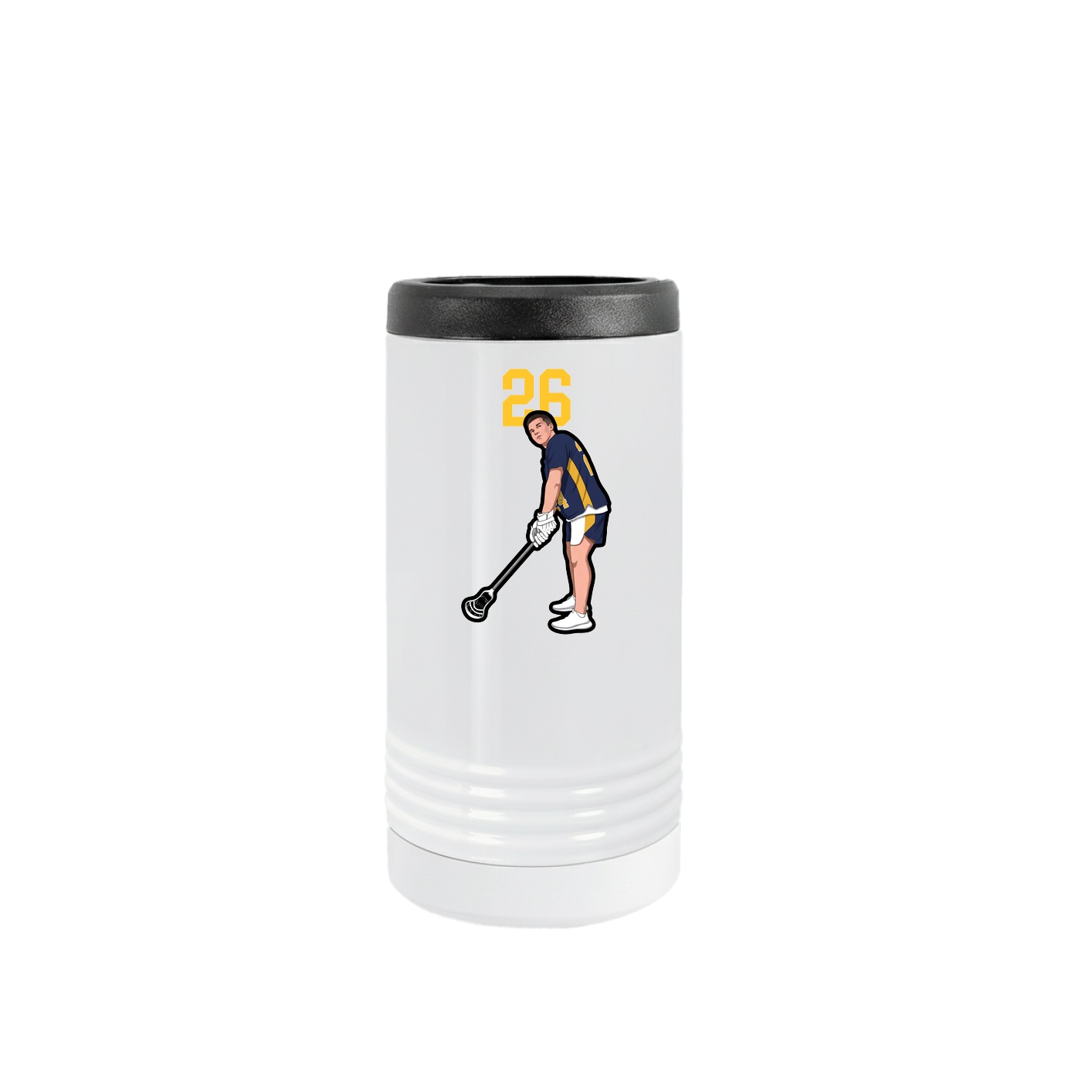 Slim Beverage Holder — Number Top in White