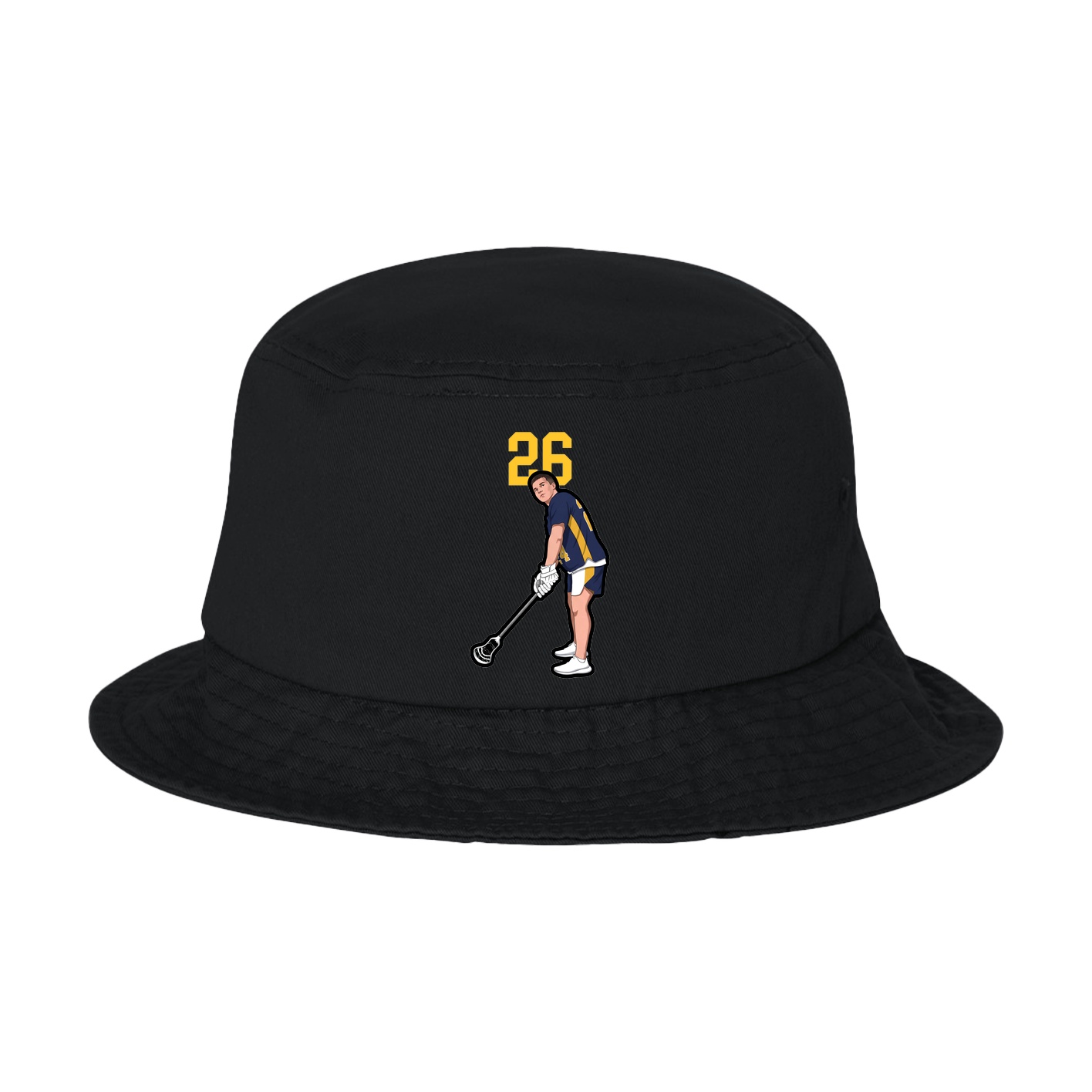 Bucket Cap — Number Top in Black
