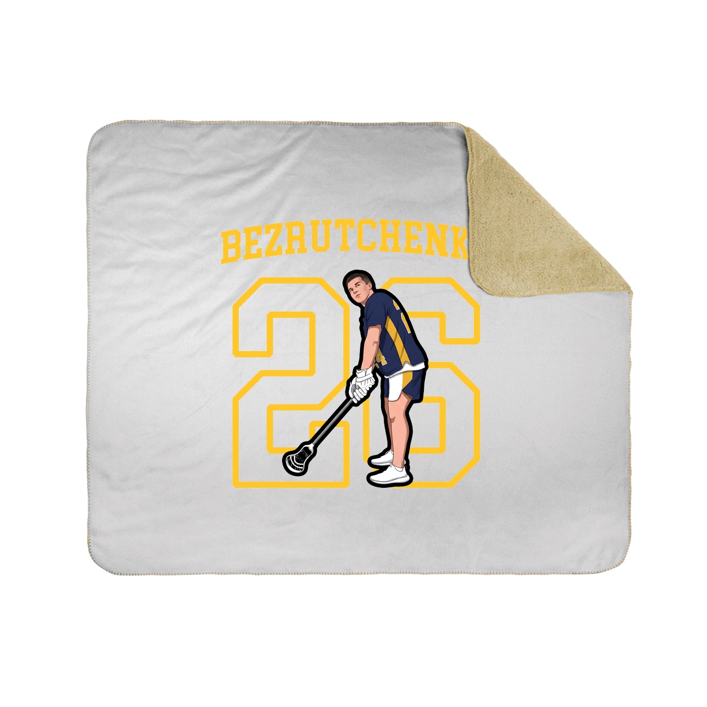 50x60 Sherpa Lined Throw Blanket