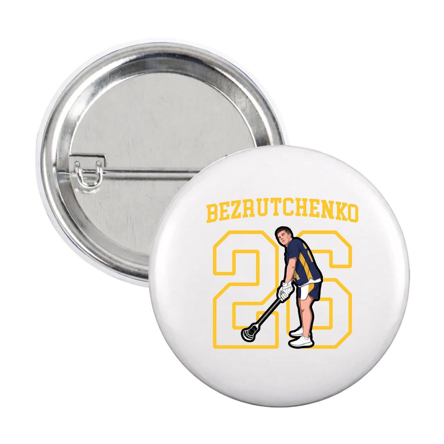 Game Day Button — Shirsey in White