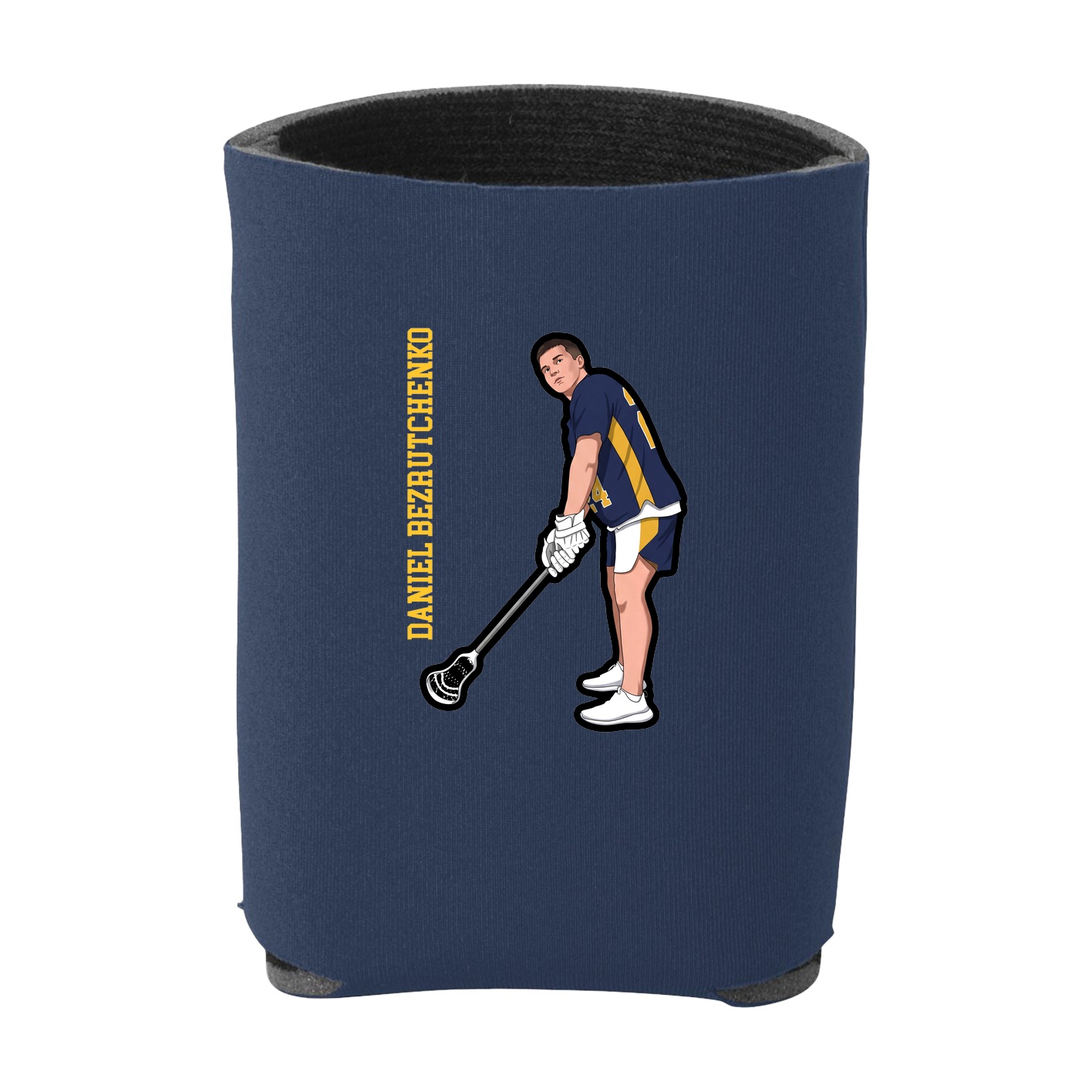Can Holder — Name Vertical in Navy