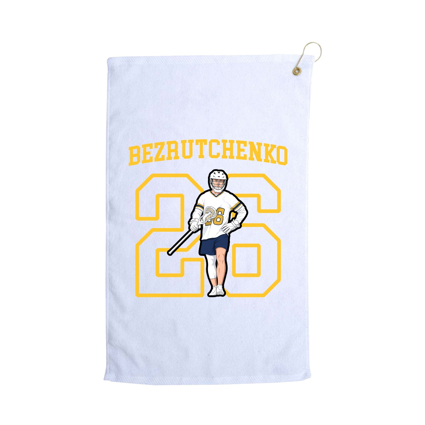 Golf Towel — Shirsey in White