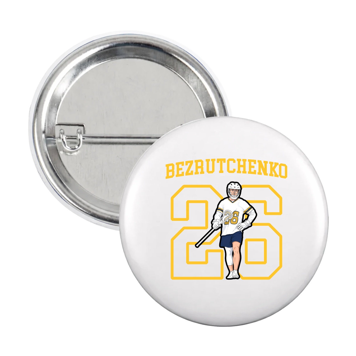 Game Day Button — Shirsey in White