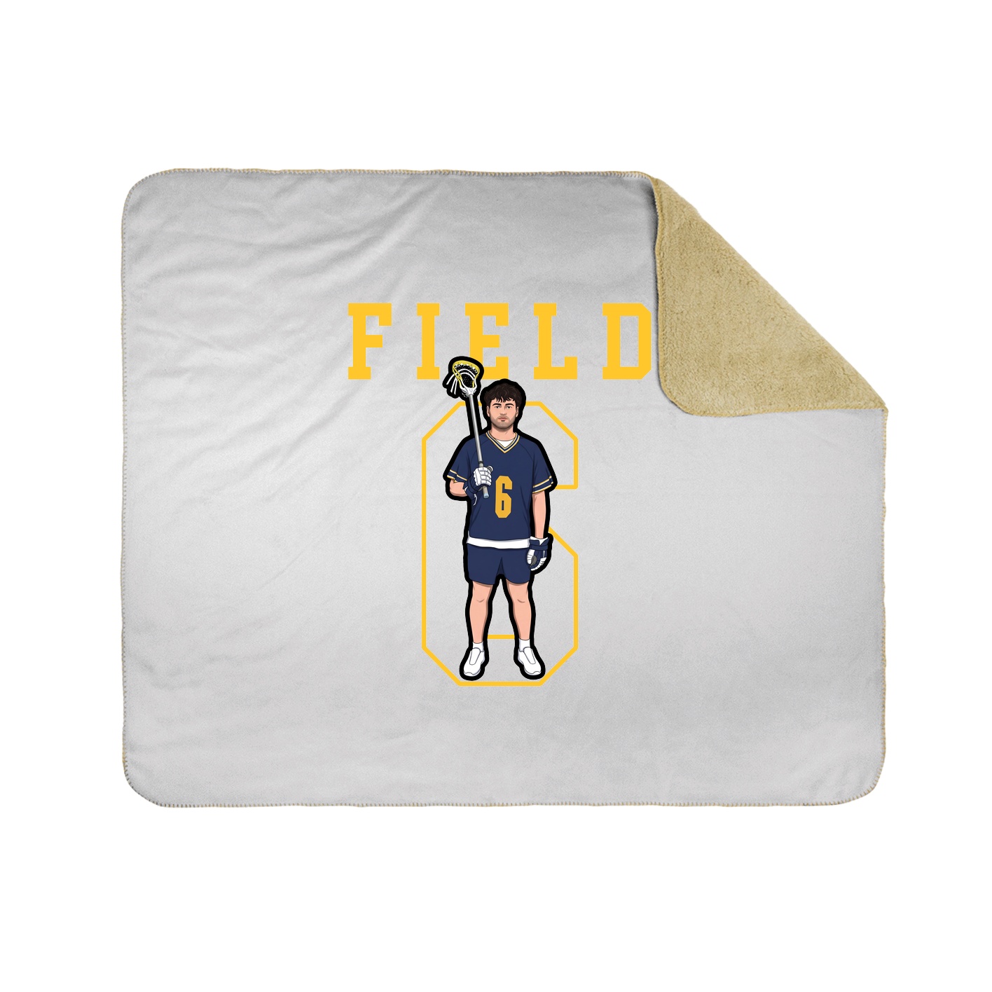 Throw Blanket — Shirsey in White
