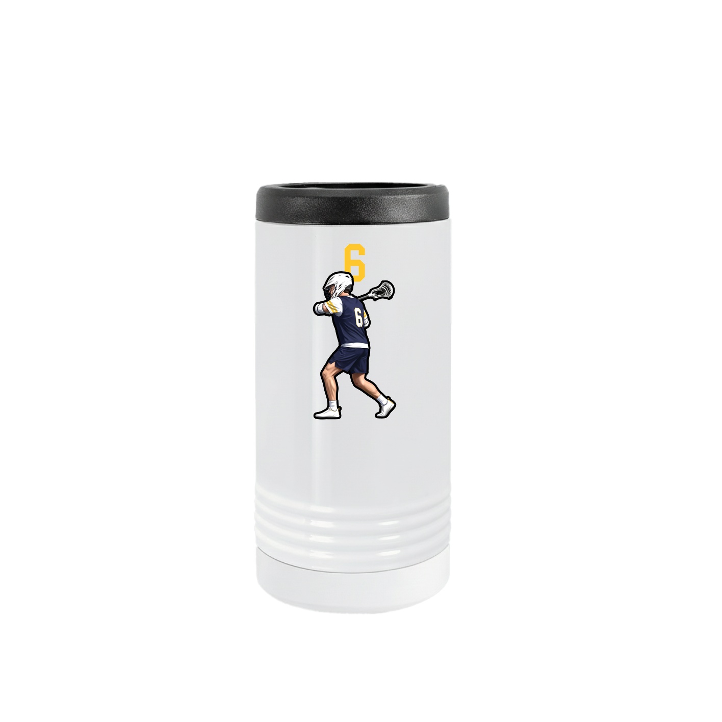 Slim Beverage Holder — Number Top in White
