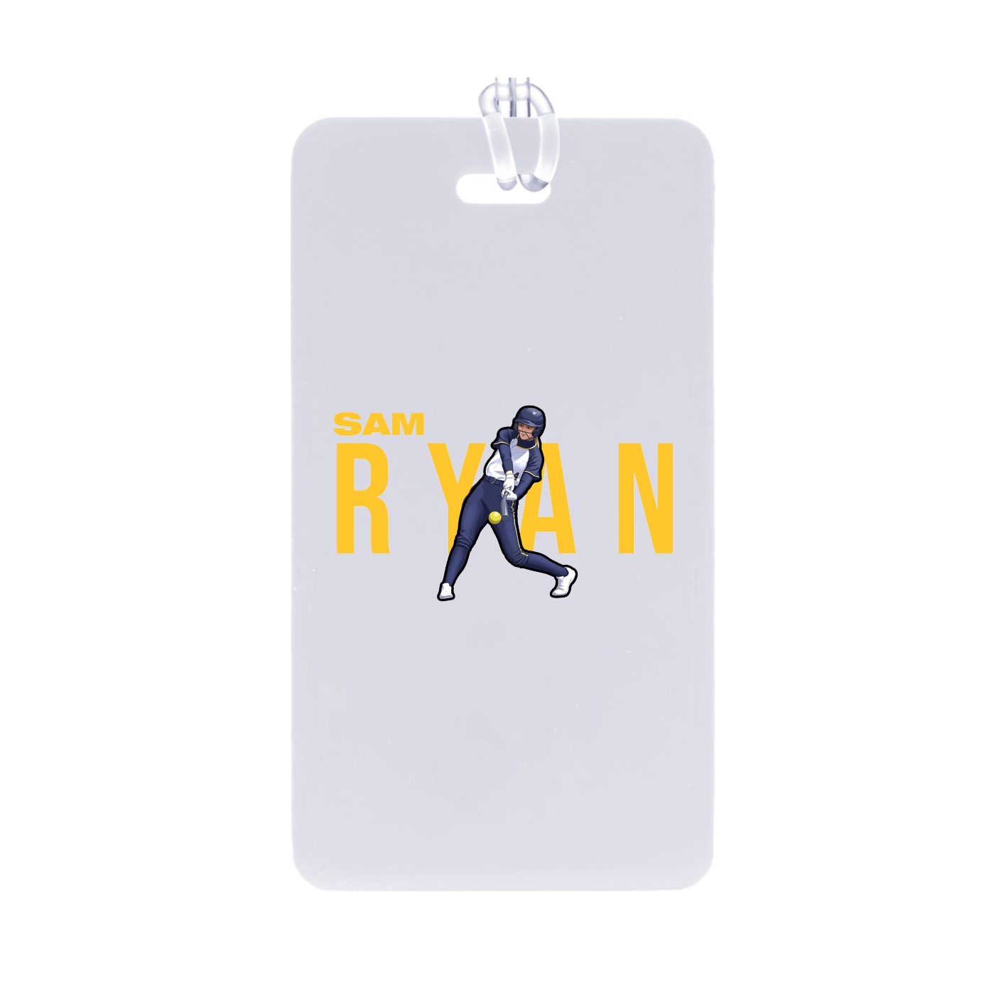 Bag Tag — Player Name in Classic