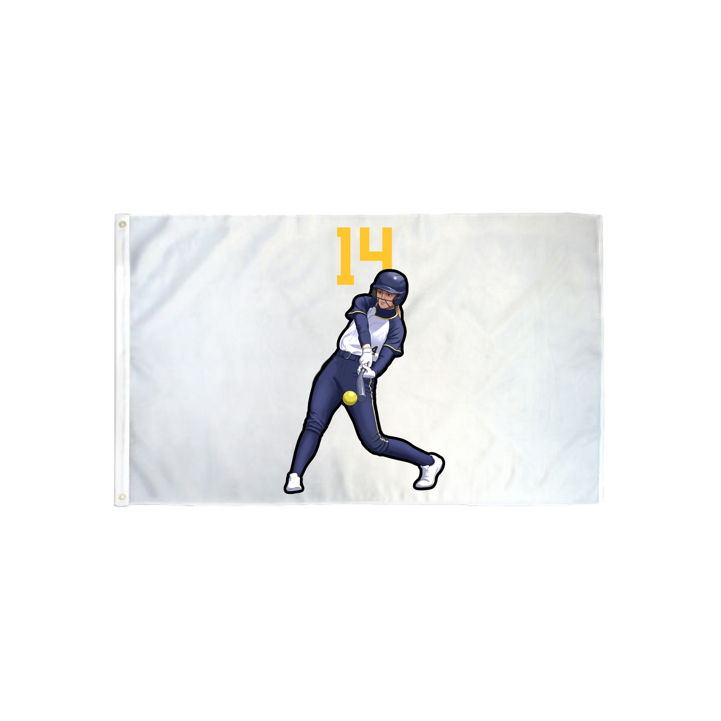 3x5 Flag — Number Top in Classic