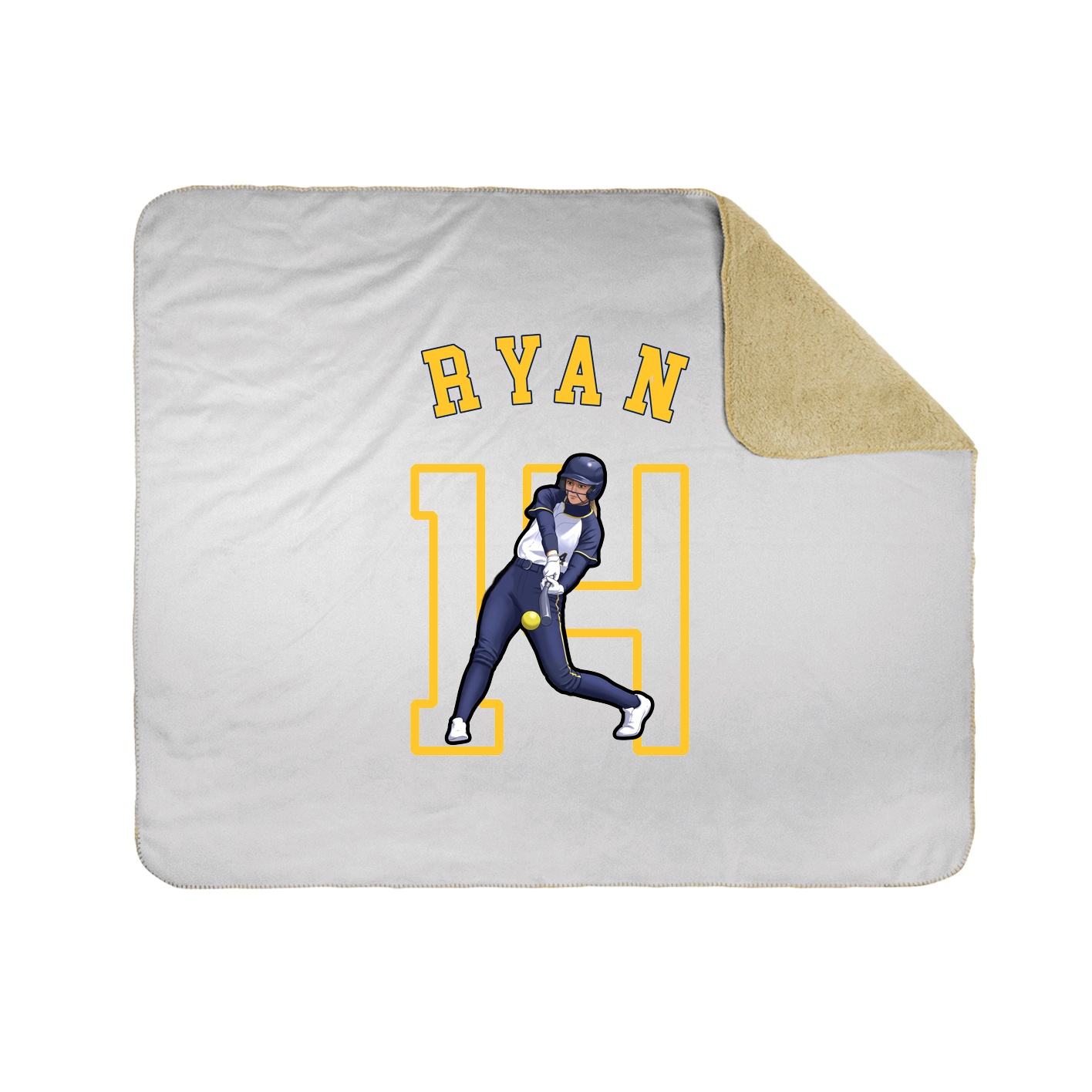 Throw Blanket — Shirsey Arch in White