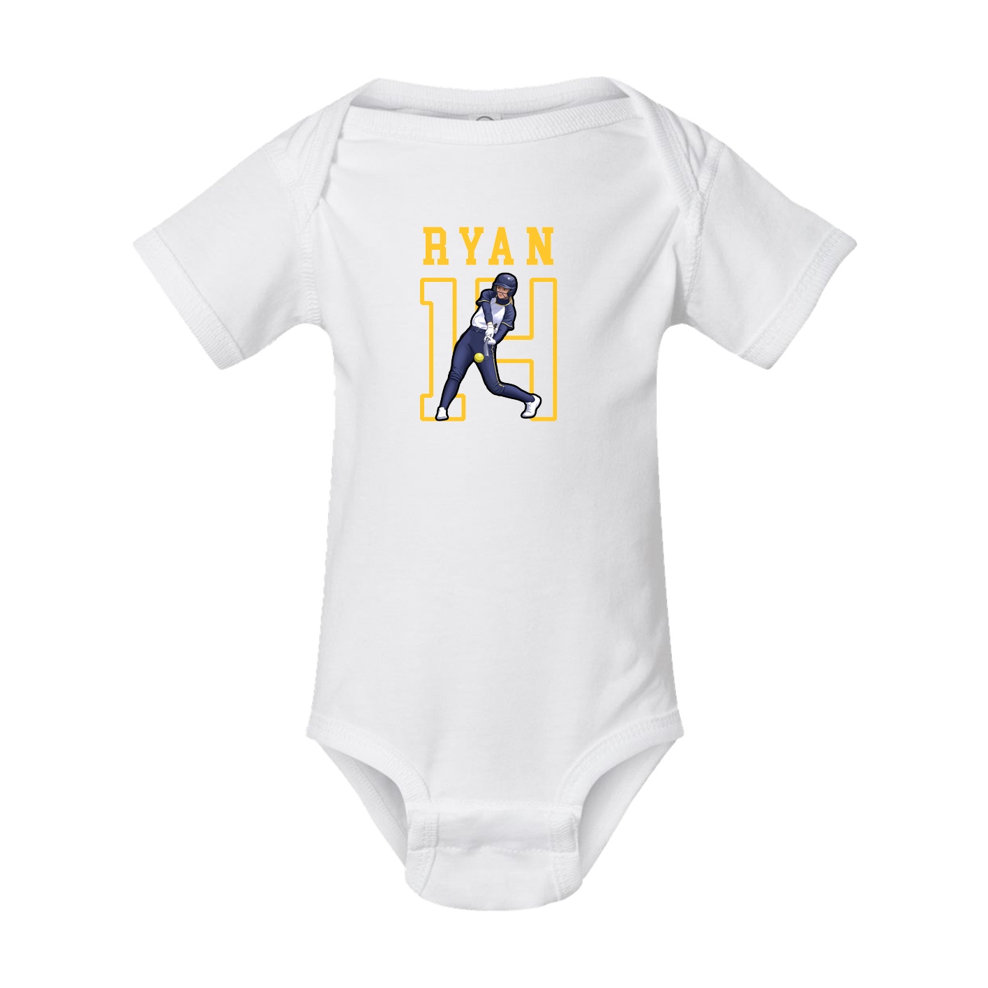 Baby Onesie — Shirsey in White