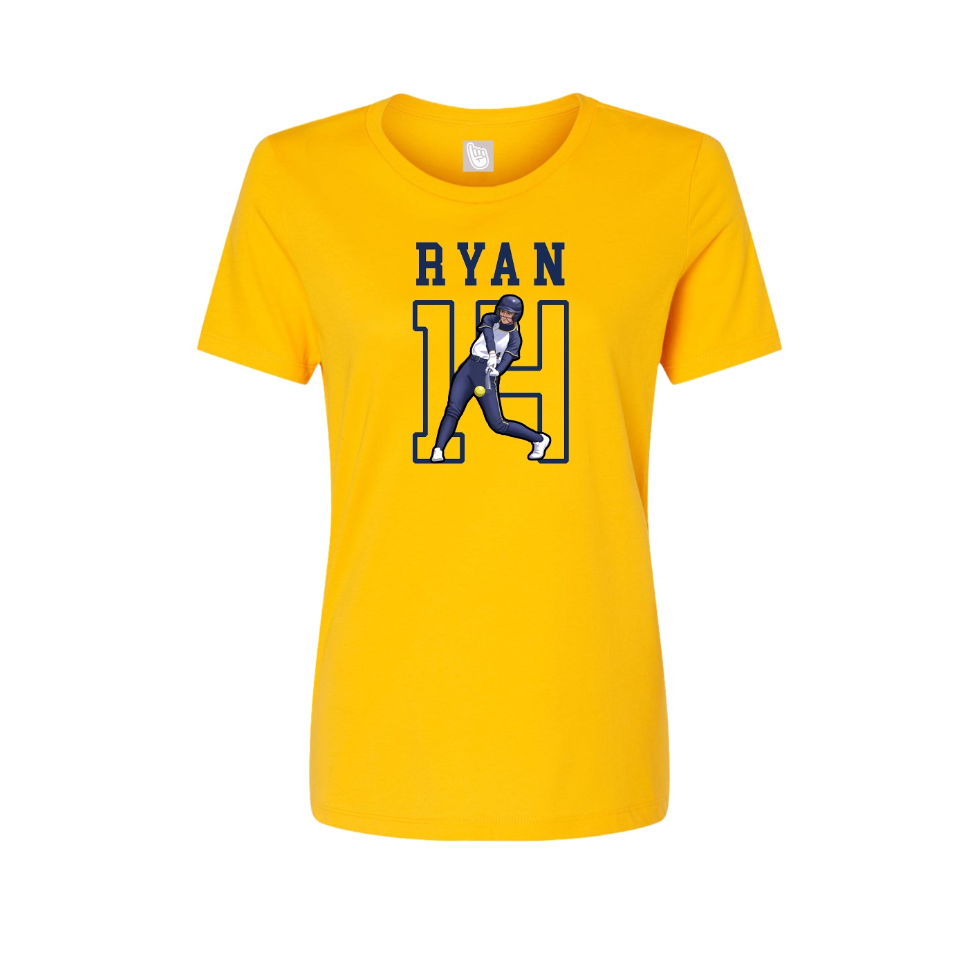 Fitted Women's Tee — Shirsey in Gold
