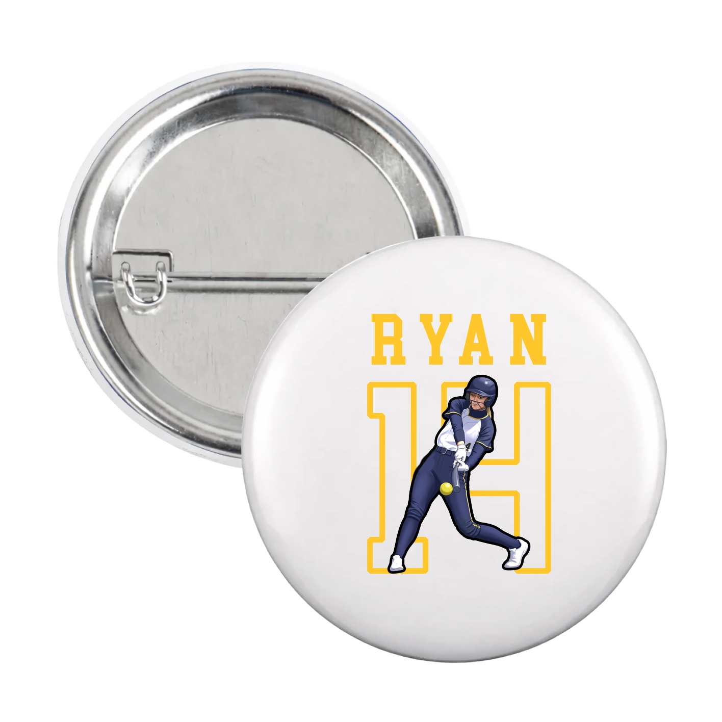 Game Day Button — Shirsey in White