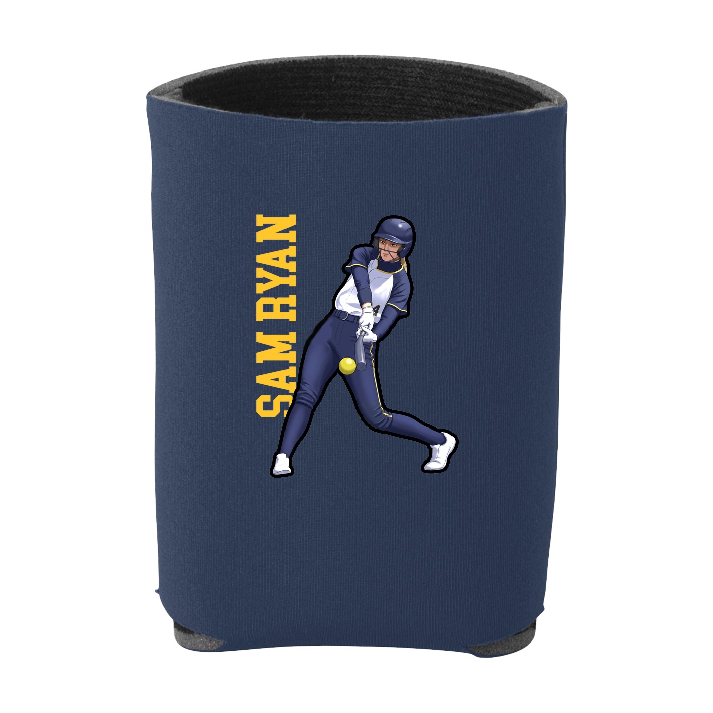 Can Holder — Name Vertical in Navy