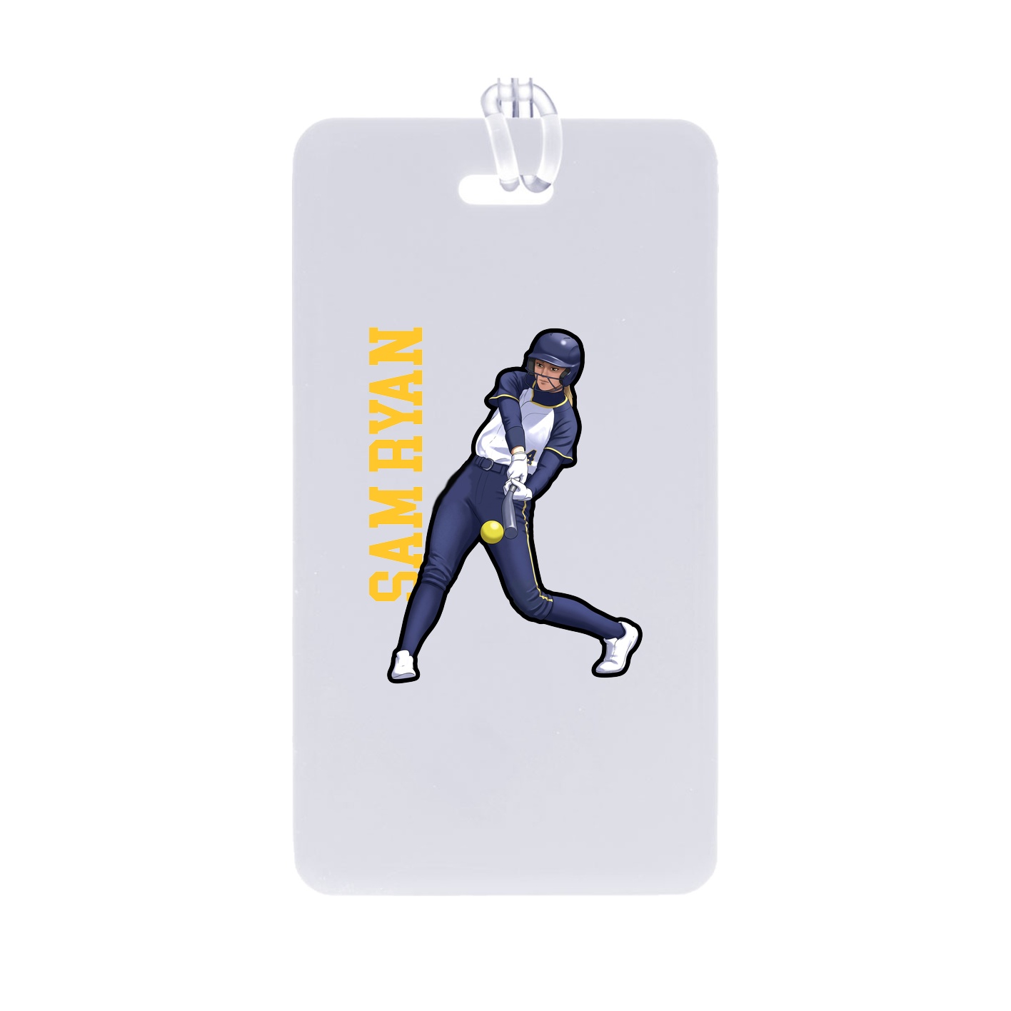 Bag Tag — Name Vertical in Classic